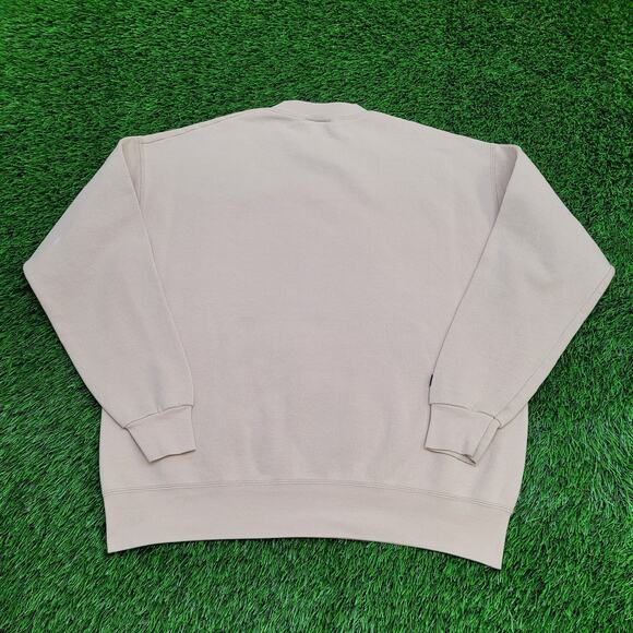 Vintage 90s Rutgers University Sweatshirt Large 24x26 Baggy - Picture 3 of 14